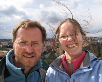 It was rather windy on top of the Lyceum.