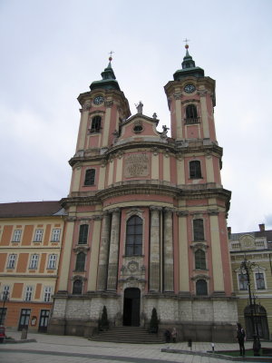 The Minorite church, from the front. Quite a letdown after the camera obscura.