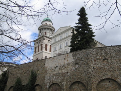 Pannonhalma Abbey, now a prestigious boys' school.