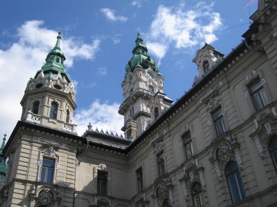 Gyor is a large industrial city, with a brilliantly-preserved 18th/19th century old town.