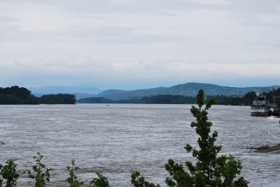 Looking up the Danube