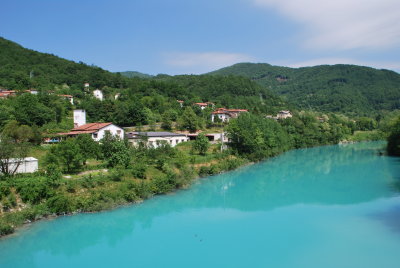 Soca river, Slovenia, near Nova Gorica