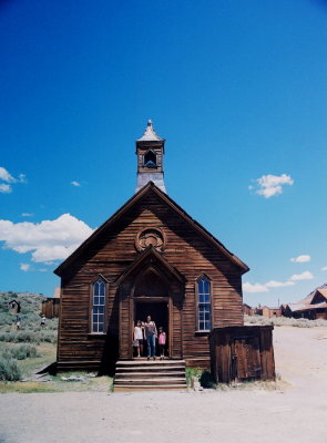 The old church at Bodie, Calif.