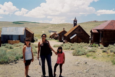 The Nelson ladies at Bodie, Calif.