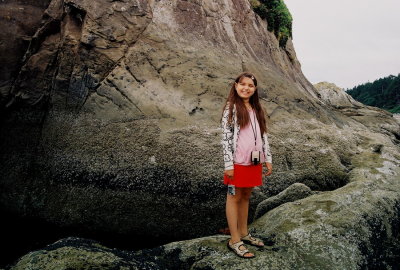 Exploring the tidal pools. Olympic Nat'l Park.