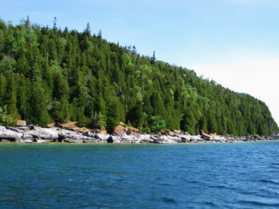 Flowerpot Island, Lake Huron, Ontario. Home of the fabled calypso orchid!! (Johanna Nelson)