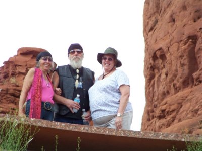 joy, Jim, & Sueat Chapel of the Holy CrossSedona, AZ