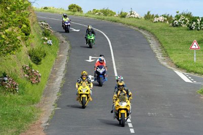Ridding In Circles Around The Island