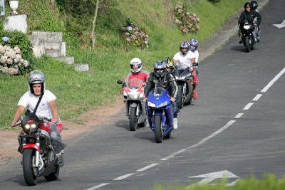 Bike riders - gua Retorta, S.Miguel