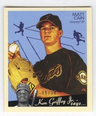 2008 Goudey Mini Black Numbered