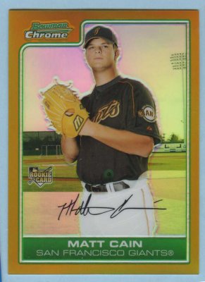 2006 Bowman Chrome Gold Refractor