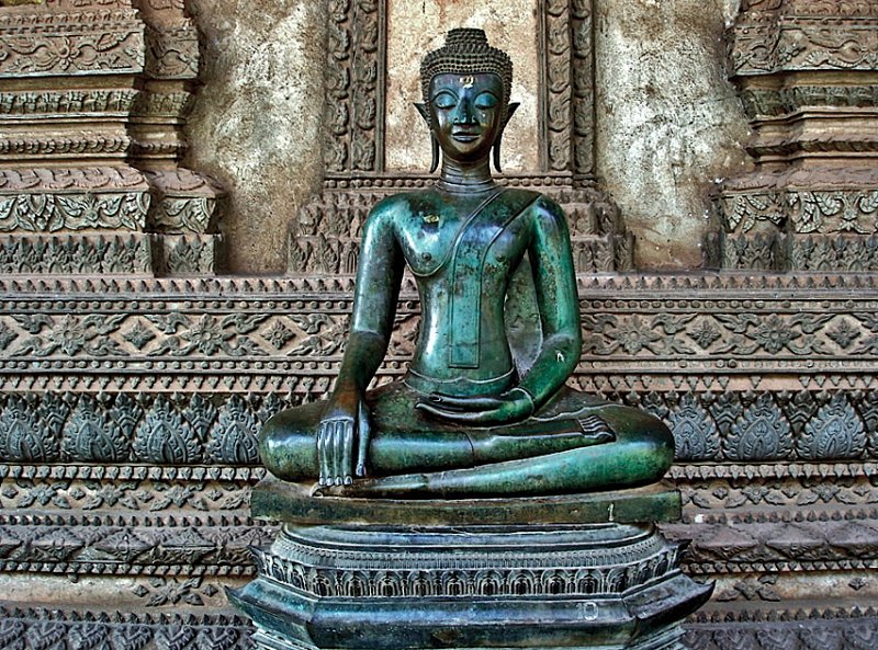 Seated Buddha image #1