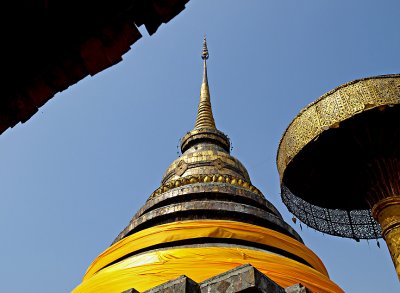 Chedi, close up