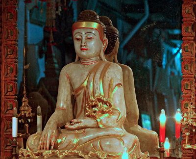Main Buddha image, Wat Gate Museum