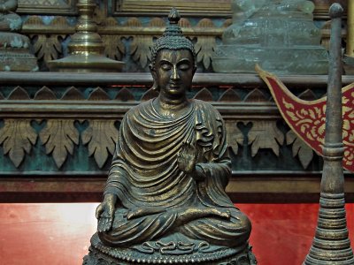 Small bronze Buddha image, Wat Gate Museum
