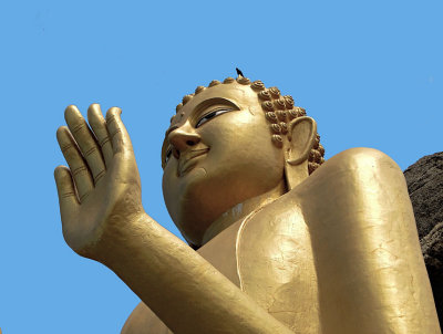 Khao Takiab Buddha, close up