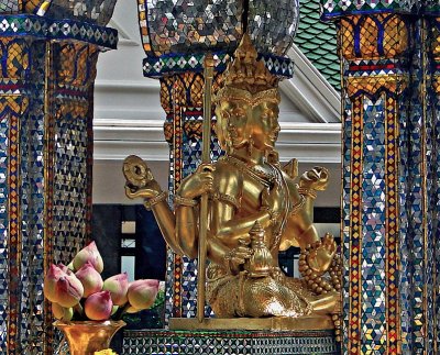 Phra Phrom, the Thai representation of the Hindu creation god Brahma