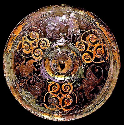 Chinese mirror, Han Dynasty (206 BC to 220 AD)