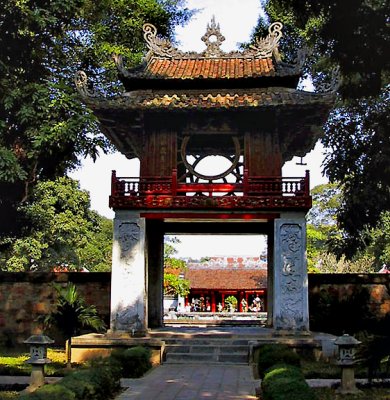 Inner gate, Temple of Literature (Van Mieu)