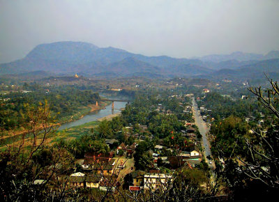 View from Mount Phou Si