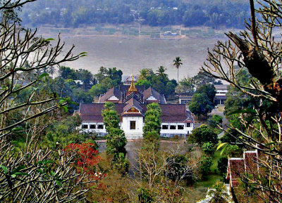 Royal Palace Museum, seen from Mount Pou Si