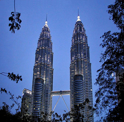 Petronas Twin Towers, evening