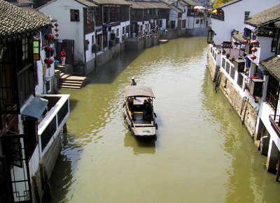 Boat on canal