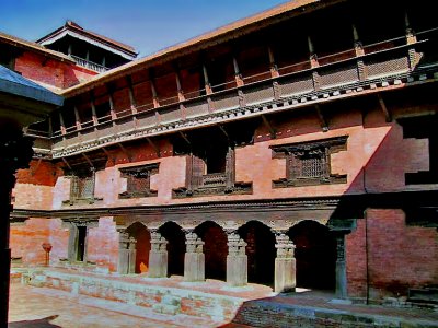 Patan Museum front courtyard