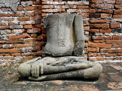 Incomplete Buddha image