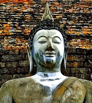 Buddha image, close up