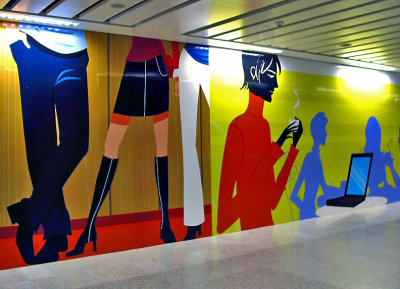 Subway mural