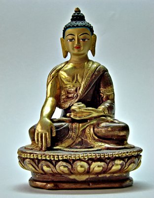 Small image of the Buddha holding a jar