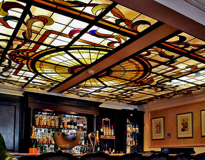 Bar ceiling, Duxton Hotel