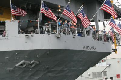 The Midway was in service when I was