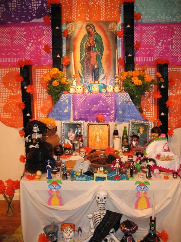 Day of the Dead display, Austin
