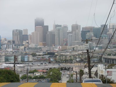 Downtown views from Potrero Hill