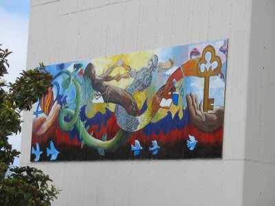 Mural at Enola D. Maxwell School, Potrero Hill