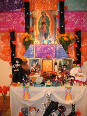 Day of the Dead display, Austin