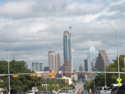 Austin downtown skyline & Congress Street