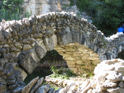 Rock bridge -Sunken Gardens, San Antonio