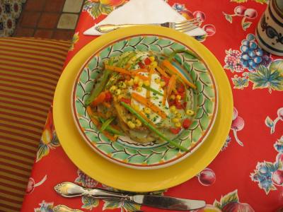 Breakfast at Casa de las Flores -- a masterpiece by Stan Singleton