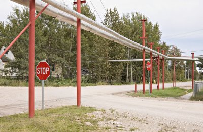 Utility Pipes at intersection