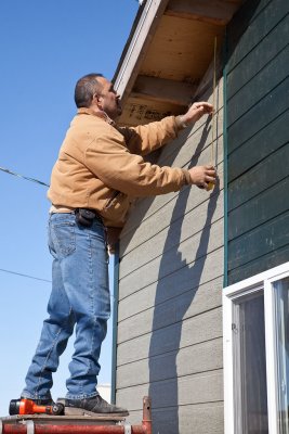 Johnny Whiskeychan working on Calvary Outreach