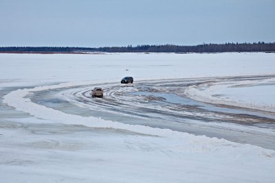 Winter road to Moose Factory 2010 March 13th