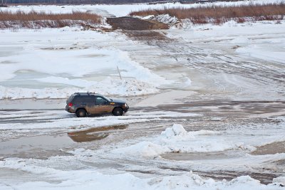 Winter road to Moose Factory 2010 March 13th