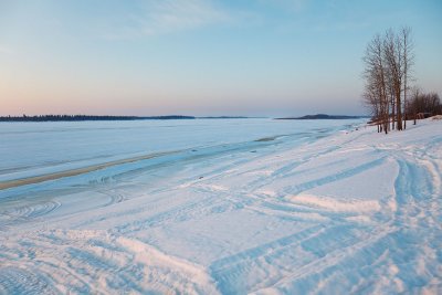 Shoreline at sunrise 2010 March 14th