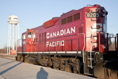 Canadian Pacific Track Evaluation train 2010 May 11