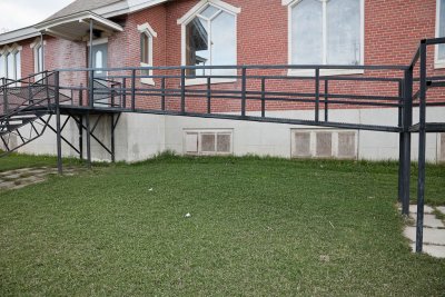 Wheelchair ramp at Christ the King Catholic Cathedral