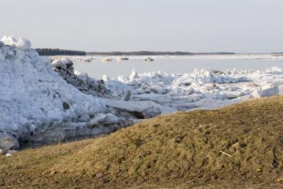 April 22nd looking up the Moose River