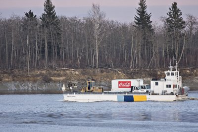 Moosonee to Moose Factory barge